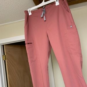 Fig skinny scrub pants